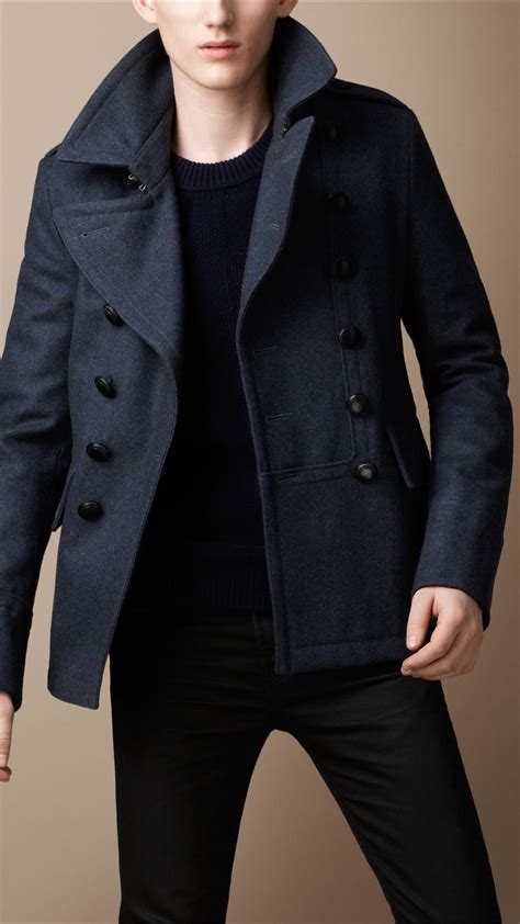 burberry peacoat sale|burberry winter coats for men.